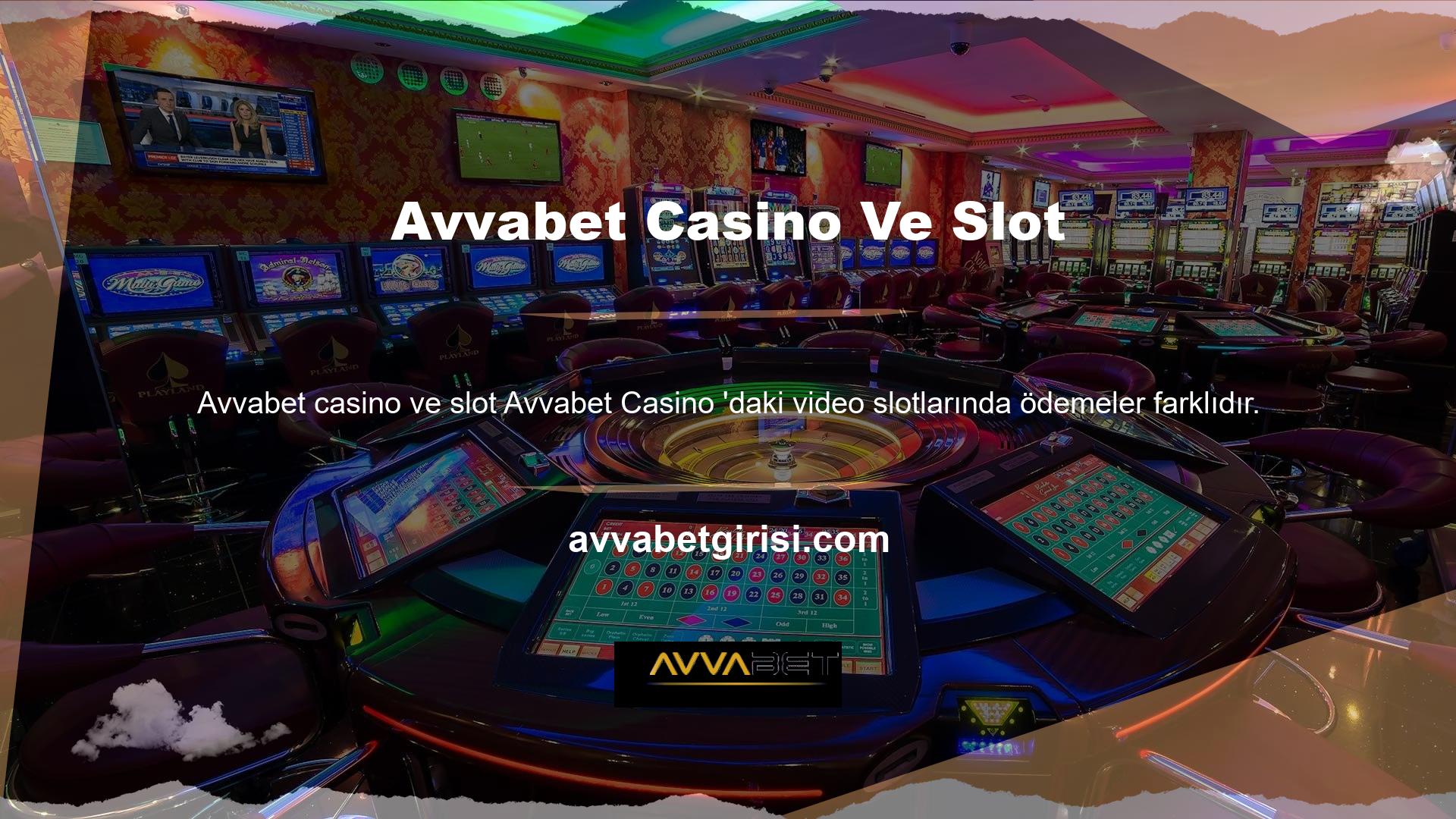 Video slotları, casino slotlarını oynayan oyuncular tarafından büyük miktarda kazanılabilir